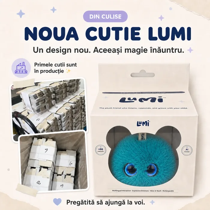 LUMI turcoaz în cutia nouă